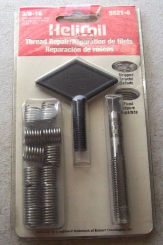 New 5521-6 helicoil thread repair 3/8 16 .562 12 insert with tool complete kit for sale