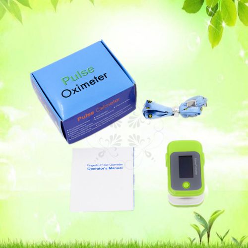 Fingertip pulse oximeter SPO2 monitor oximetro de pulso CE FDA-ES YB green color