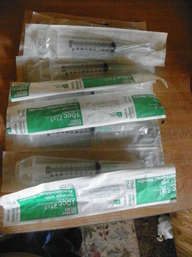 10cc syringe precisionglide vet supply pet care  lot of 11