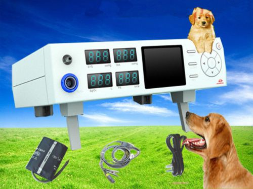 2015 Veterinary Patient Monitor,Blood pressure Monitor NIBP SPO2 PR, CMS5000 Vet