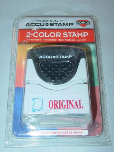 Accu Stamp Cosco 2 Color ORIGINAL NIP