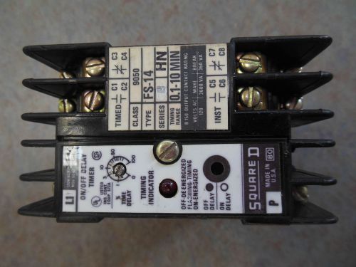 Square D FS-14 time delay relay