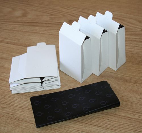 10 x Genuine Pandora Charm Pop Up Cardboard Gift Pouch &amp; Tissue Paper