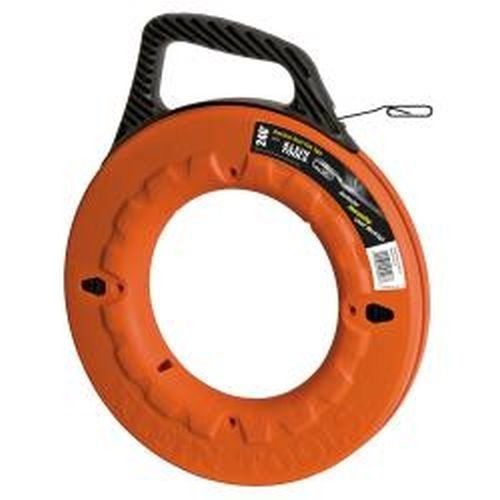 Klein Tools 56008 240-Feet Depth finder High Strength Stainless Steel Fish Tape