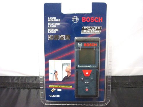 Bosch GLM 30 100-ft Metric and SAE Laser Distance Measurer NEW FREE SHIPPING