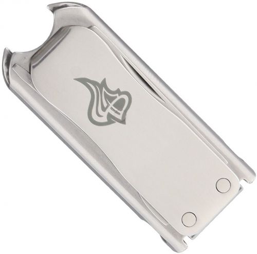 Lighter Bro LB015MS Micro Clipper Lighter Holder Silver 2&#034; Overall