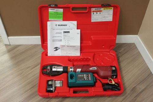 Burndy patriot in-line high performance patmd6-14v series 6-ton crimping tool for sale