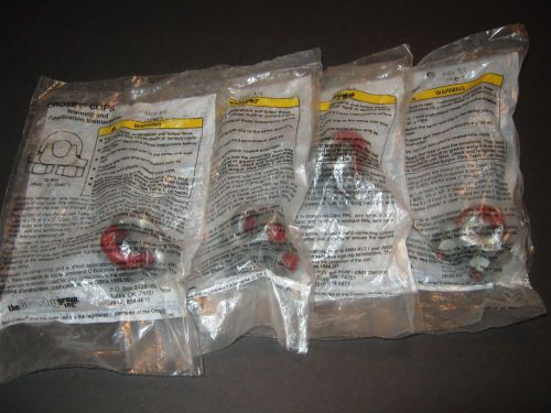4-crosby g-450 (red-u-bolt clamps/clips)  3/8&#034; stock #1010097 (new in package) for sale