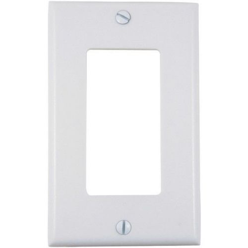Union 80401-W Residential-Grade Decor Wall Plate Single Gang White
