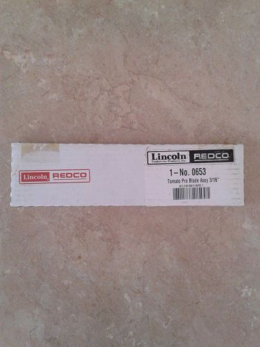 LINCOLN REDCO TOMATO KING  0653 BLADE ASSEMBLY 3/16&#034;