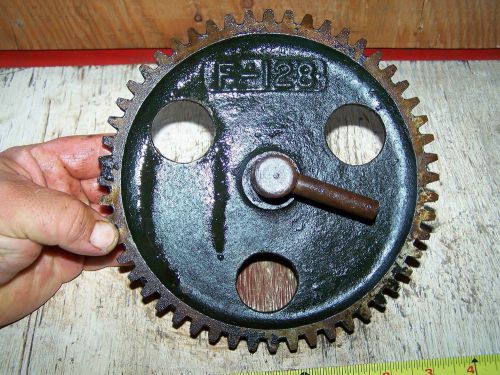 Old nelson bros jumbo 7hp cam gear hit miss gas engine steam magneto oiler nice! for sale