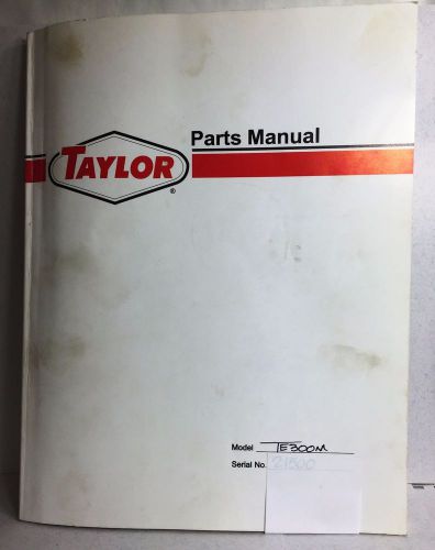 Taylor Forklift Model TE300M Parts Manual (Electronic Version)