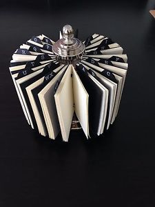 Pottery Barn Silver Plated Rolodex for Home or Office Organization