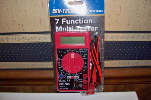 7 Function Multimeter Multi-Tester Auto Electrical Amps Volts OhmsTool Meter