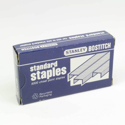 Stanley Bostitch Staples 5000 ct Chisel Point for Standard Staplers SBS191/4CP