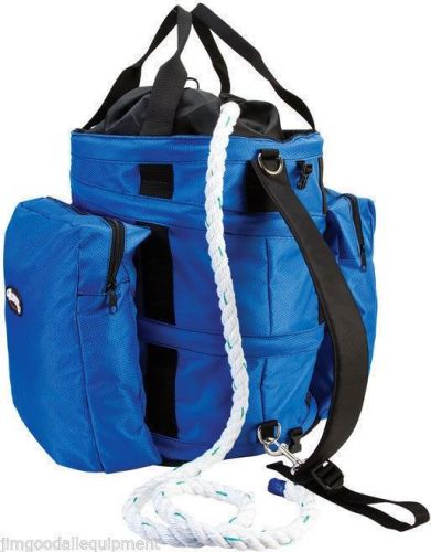 Weaver bull rope deployment bag,measures 15&#034; in diameter x 18&#034; high, color blue for sale