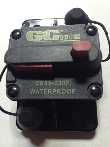 Gc elect 185 circuit breaker 30 amp esm-30 30a/cb85-030f/185030f/76600 for sale
