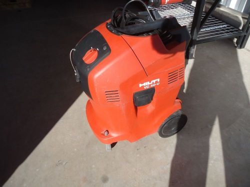 Hilti vacuum cleaner VC40-U W/ Push Bar