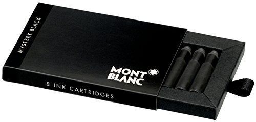 Mont Blanc Ink Cartridges, Mystery Black 105191