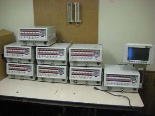 Bird 8400sti ventilators - lot of 8.  all power up, one w/graphic display. for sale