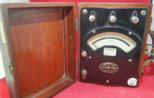 Weston AC DC Model 341 Electrodynomometer Ammeter 1940&#039;s