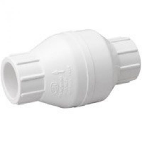 Check valve pvc 3/4solv b &amp; k industries check valves 101-604 white 032888016040 for sale