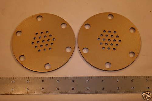 Metal drain filters w/ hardware 4&#034; (lot of 15) for sale
