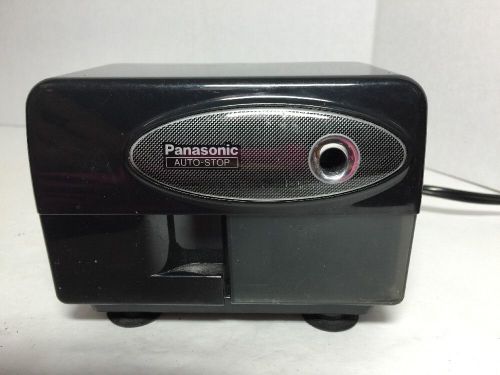 Panasonic Auto Stop Electric Pencil Sharpener KP-310 Black 120V TT060716