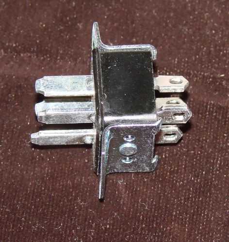 Cinch plug connector 4 pin male - p-304-ab - angle bracket chassis 10a-125v for sale
