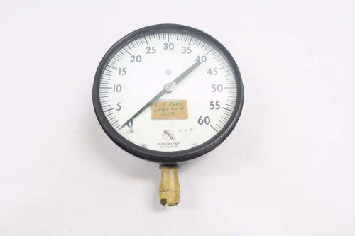 Ashcroft maxisafe 0-60psi 4-1/2in 1/2 in npt pressure gauge d532299 for sale