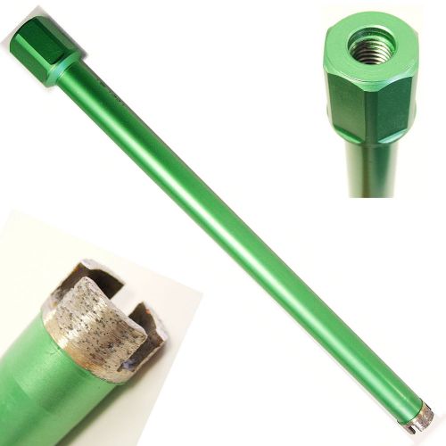 1-1/4&#034; wet diamond core drill bit for concrete w/ 5/8&#034;-11 threads- premium green for sale