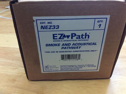 EZ-PATH, EZPATH NEZ33 Smoke and Acoustic Pathway Device, 4-1/2 in. W