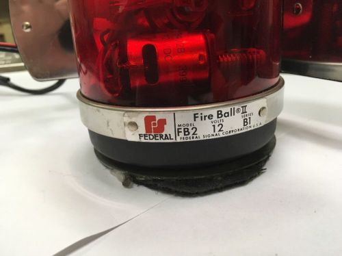 emergency federal signal fire ball fb2 light
