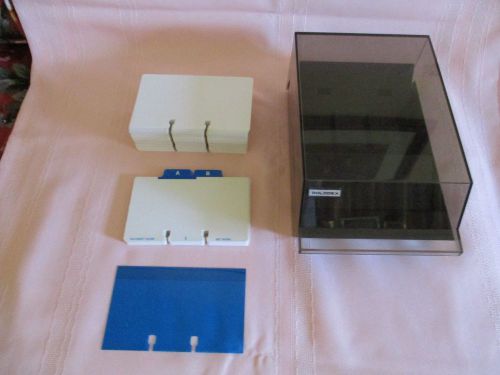 Rolodex VIP35C Card File with Index Set and 239 Cards