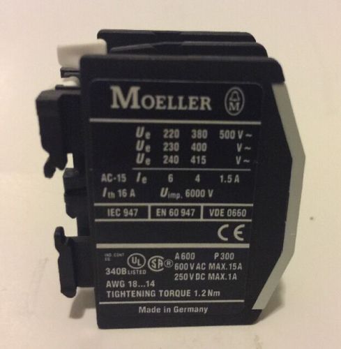 Klockner Moeller on off button IEC 947 EN 60 947 VDE 0660 11 DL M