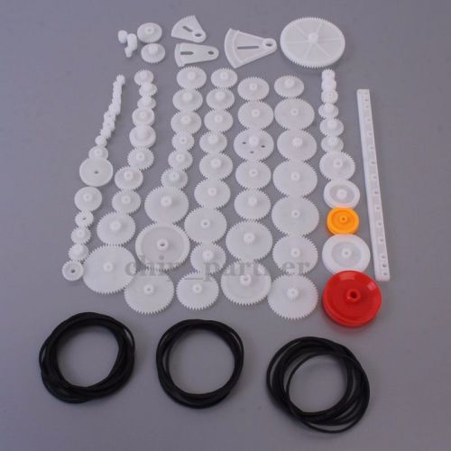 Gear kits 81kinds plastic belt pulley sectorial worm single/double layer gear for sale