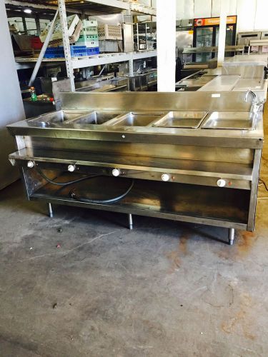 Commercial Five Compartment Steam Table