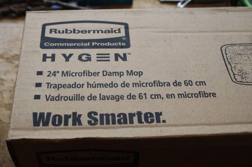 Rubbermaid Q411 damp mop Hygen 24in. micro fiber pads