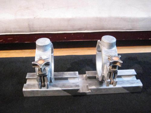 Central plastics electrofusion 4&#034; pipe alignment clamp mceeroy fusion for sale