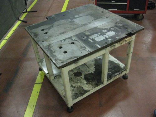 Heavy Duty 42&#034; x 38-5/8&#034; Machine Base Welding Table 1&#034; Thick Top KNOXVILLE TN