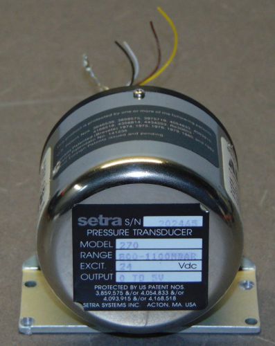 Setra Pressure Transducer 270
