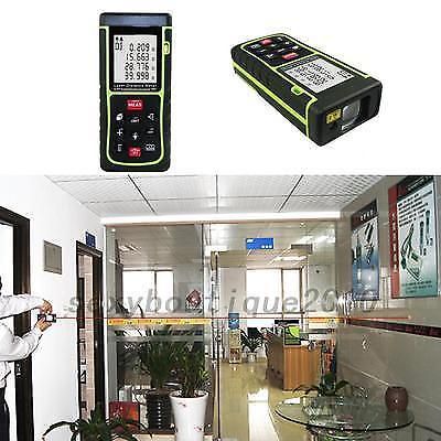 Digital laser point distance meter measure tape range finder 40m/131ft new for sale