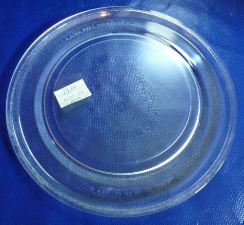 14 1/8&#034; Round Microwave Oven Glass Turn Table Tray Plate A095 31 - 414