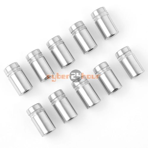 10X 12*20mm Stainless Steel Advertise Glass Standoff Pin Fixing Mount Bolt Nails