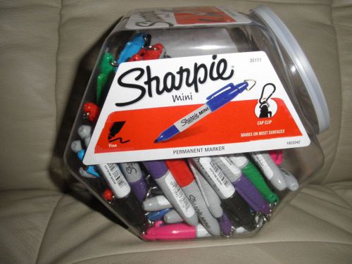 Sharpie® Mini Fine Point Permanent Markers, Assorted Colors, 72/pk (35111) NEW