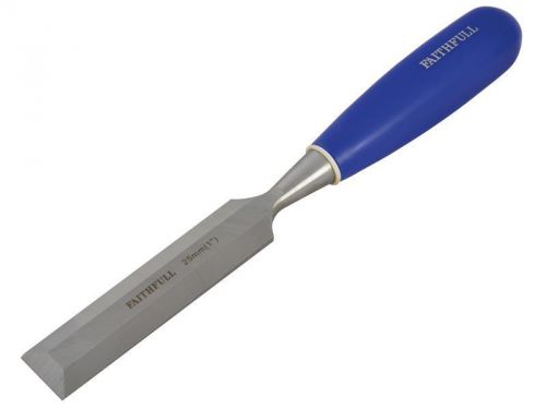 Faithfull - bevel edge chisel blue grip 25mm (1 in) for sale