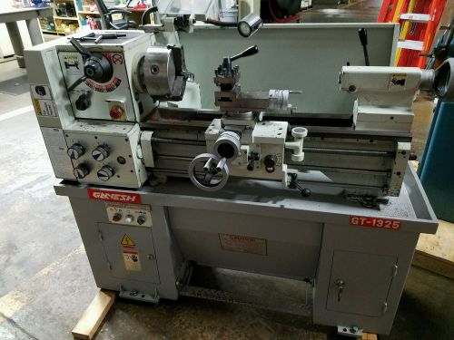 Ganesh gt-1325 gap bed engine lathe with 8 inch chuck and attachments for sale
