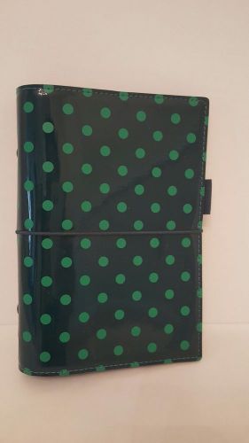 Filofax personal patent planner pine with dots