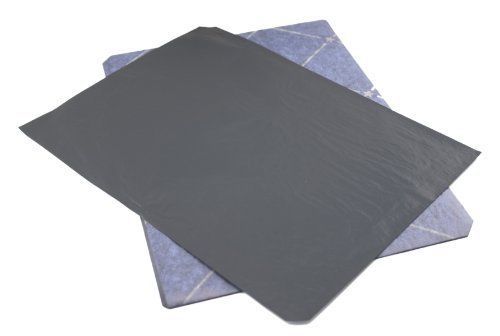 Porelon Black Carbon Paper, 8.5 x 11 Inches, 25 Sheets 11407