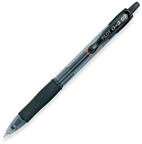 Pilot g2 retractable premium gel roller ball pens, fine point, black ink,12 pack for sale